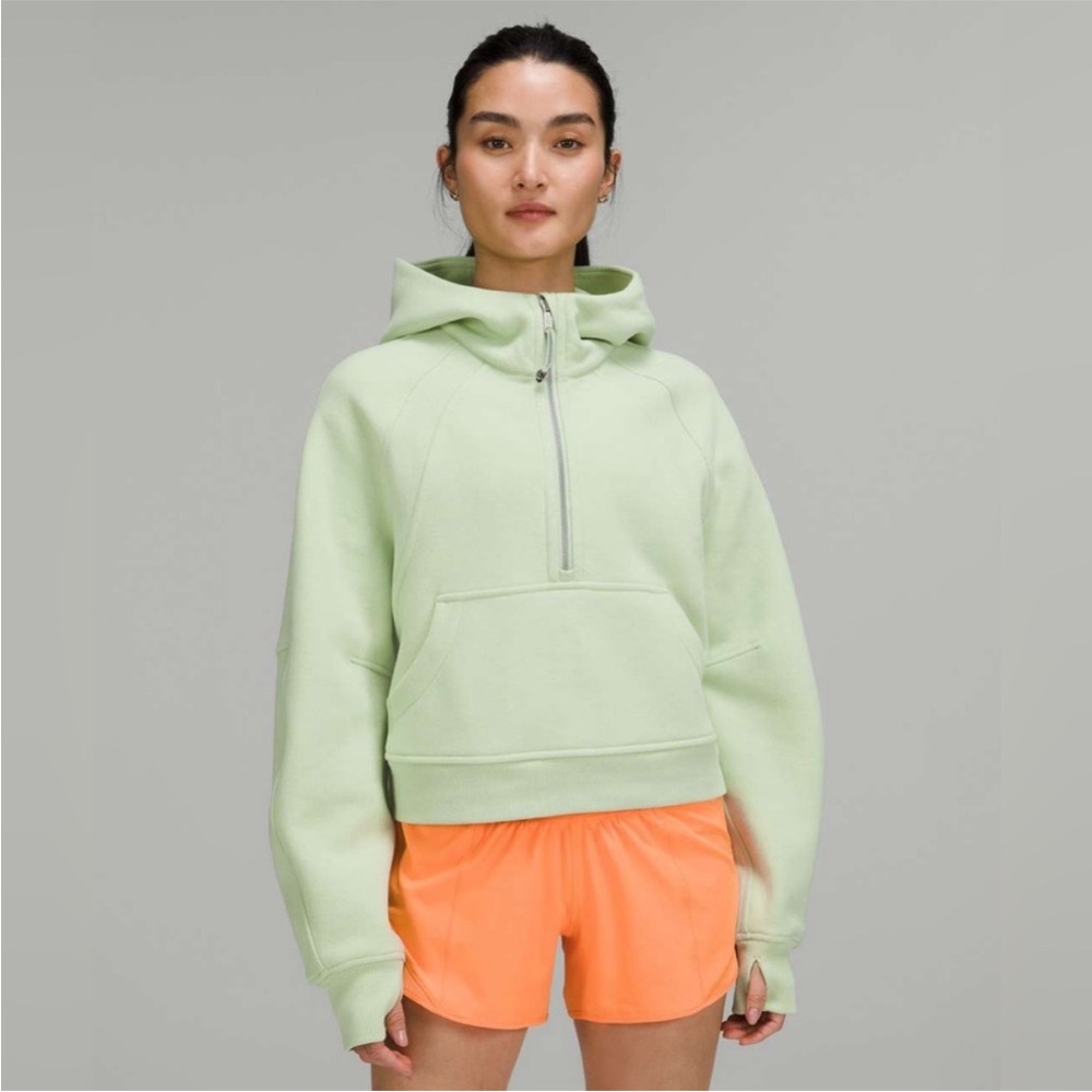 Lululemon Scuba Oversized Half-Zip Hoodie Creamy Mint